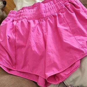Lululemon Athletica Bright Pink Women's Athletic Shorts